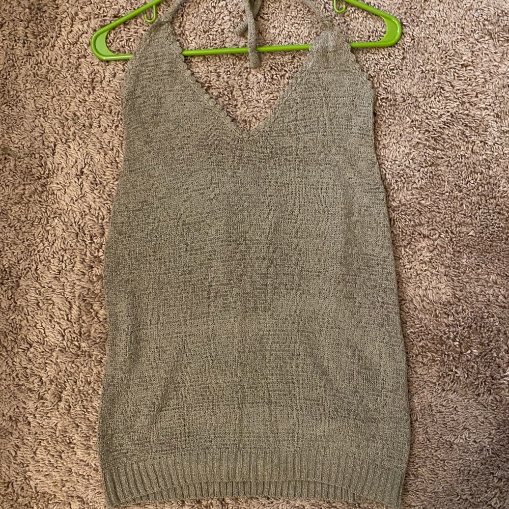 Halter top sweater